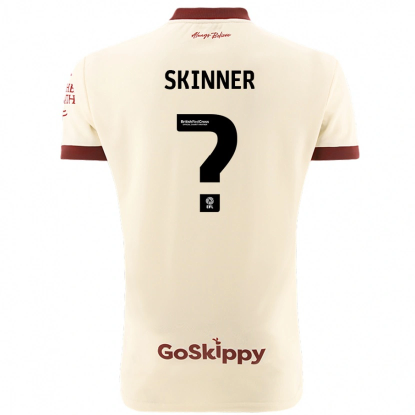 Danxen Kid Luke Skinner #0 Cream White Away Jersey 2024/25 T-Shirt