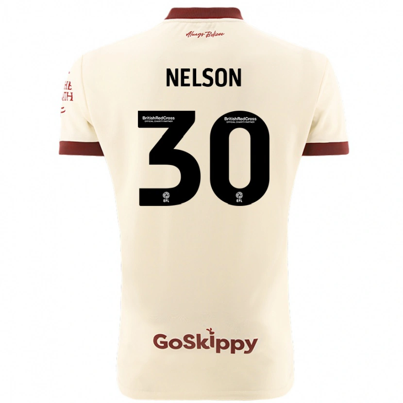 Danxen Kid Raekwon Nelson #30 Cream White Away Jersey 2024/25 T-Shirt