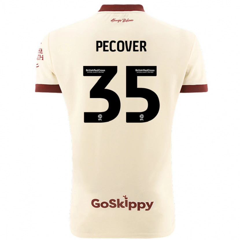 Danxen Kid Leo Pecover #35 Cream White Away Jersey 2024/25 T-Shirt