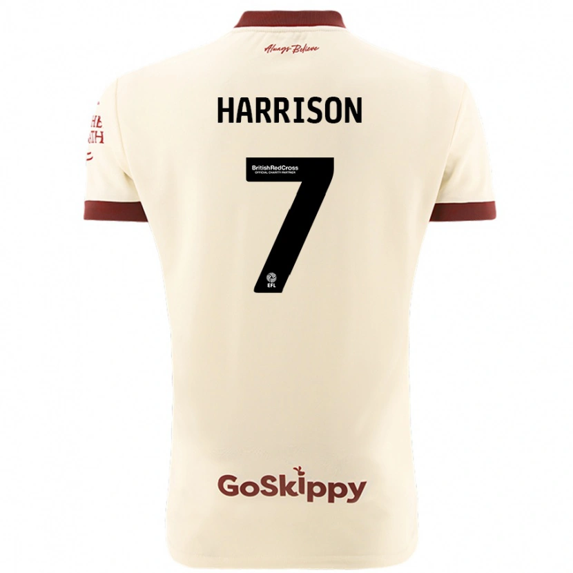 Danxen Kid Abi Harrison #7 Cream White Away Jersey 2024/25 T-Shirt