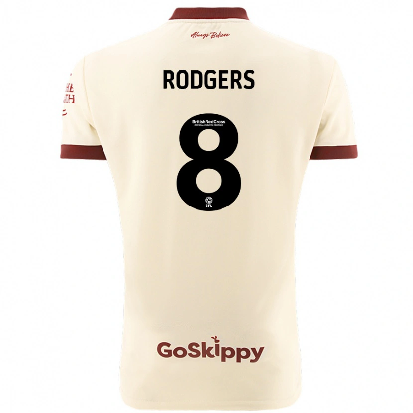 Danxen Kid Amy Rodgers #8 Cream White Away Jersey 2024/25 T-Shirt