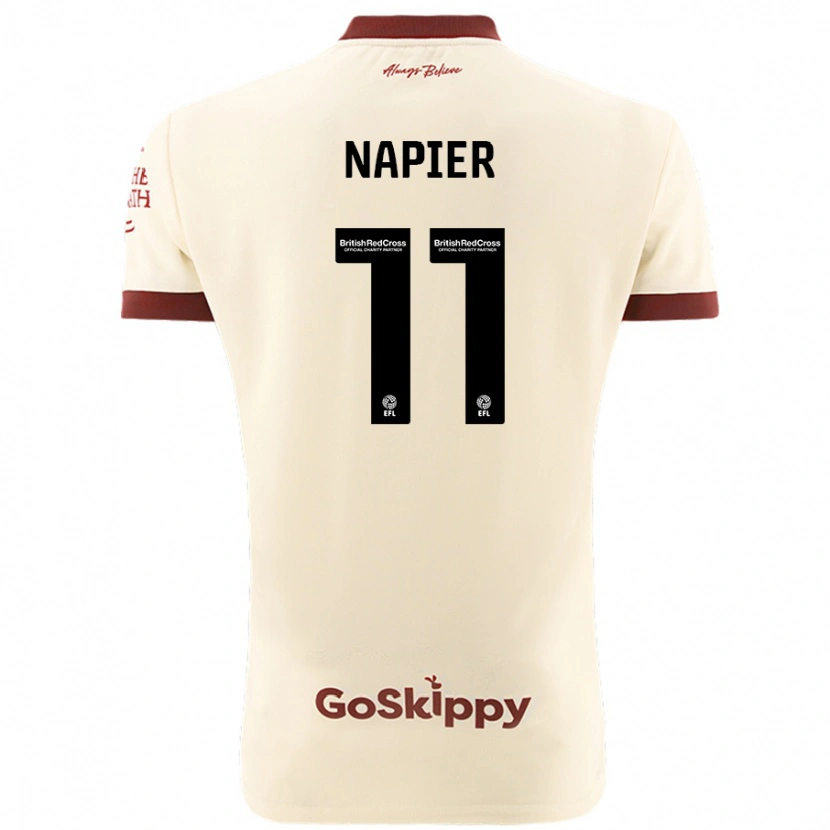 Danxen Kid Jamie-Lee Napier #11 Cream White Away Jersey 2024/25 T-Shirt