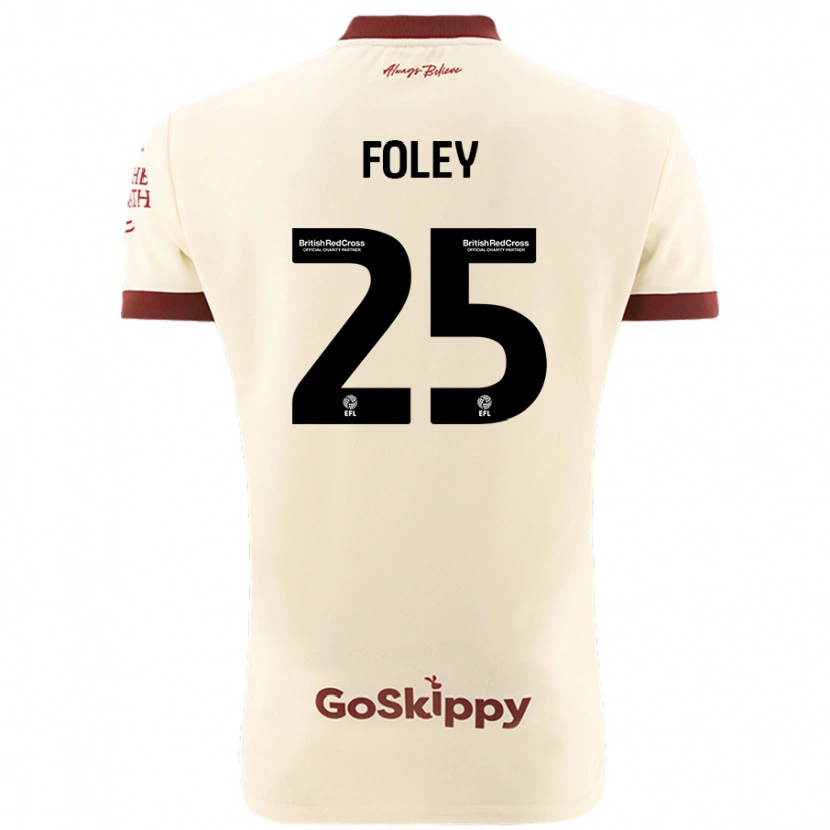 Danxen Kid Erin Foley #25 Cream White Away Jersey 2024/25 T-Shirt