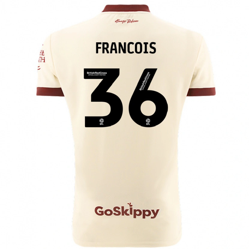 Danxen Kid Marlee Francois #36 Cream White Away Jersey 2024/25 T-Shirt