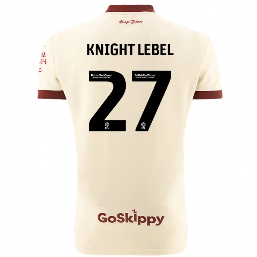 Danxen Kid Jamie Knight-Lebel #27 Cream White Away Jersey 2024/25 T-Shirt