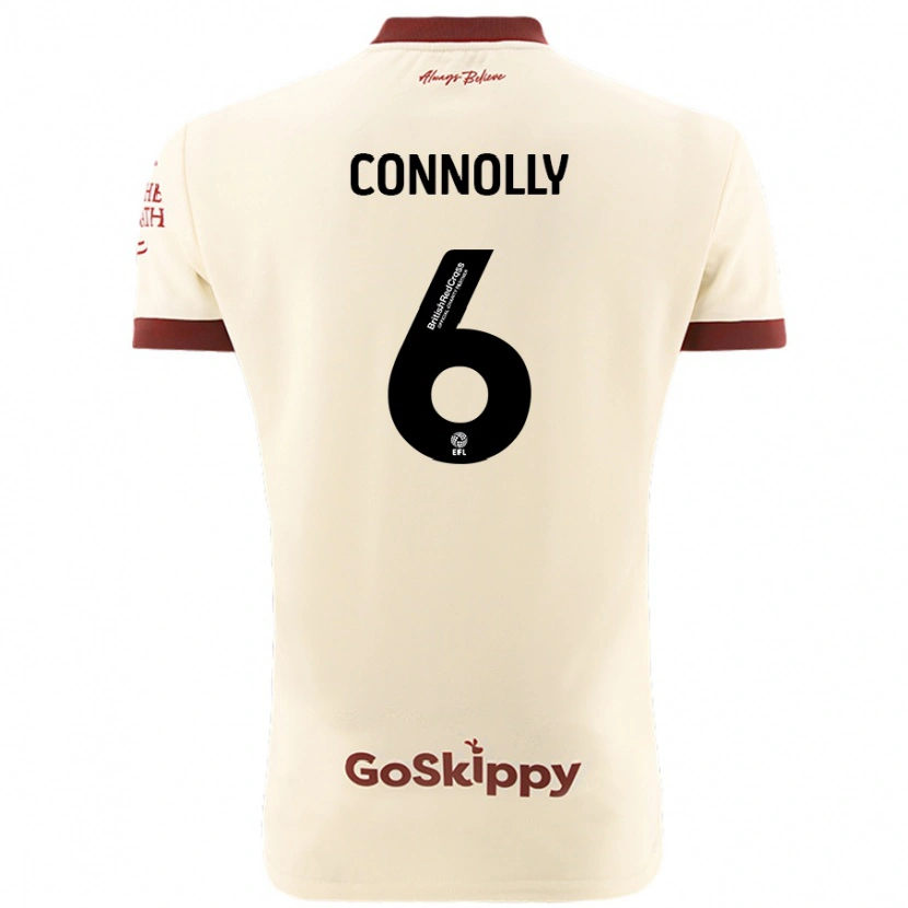 Danxen Kid Megan Connolly #6 Cream White Away Jersey 2024/25 T-Shirt