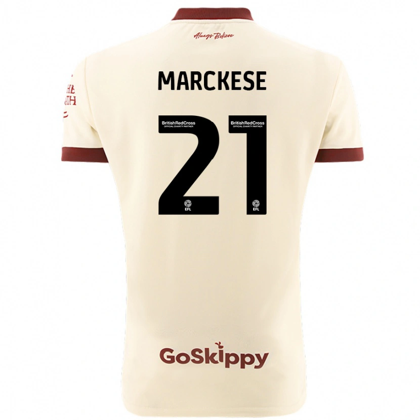 Danxen Kid Kaylan Marckese #21 Cream White Away Jersey 2024/25 T-Shirt