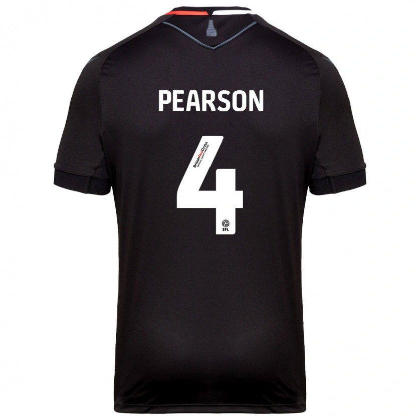 Danxen Kid Ben Pearson #4 Black Away Jersey 2024/25 T-Shirt