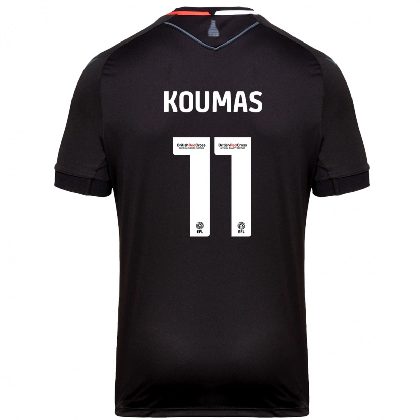 Danxen Kid Lewis Koumas #11 Black Away Jersey 2024/25 T-Shirt