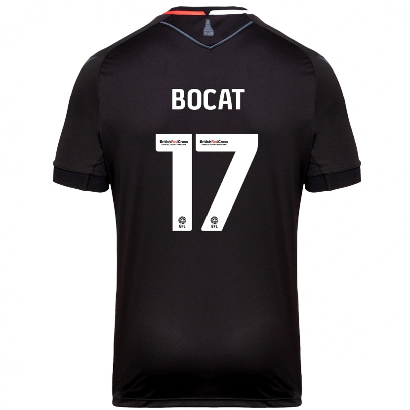 Danxen Kid Eric-Junior Bocat #17 Black Away Jersey 2024/25 T-Shirt