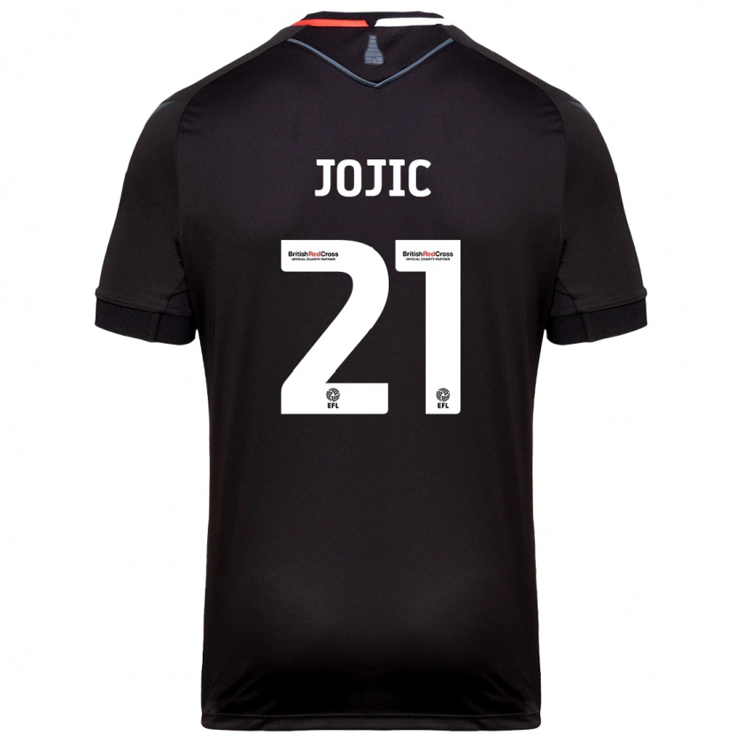 Danxen Kid Nikola Jojic #21 Black Away Jersey 2024/25 T-Shirt