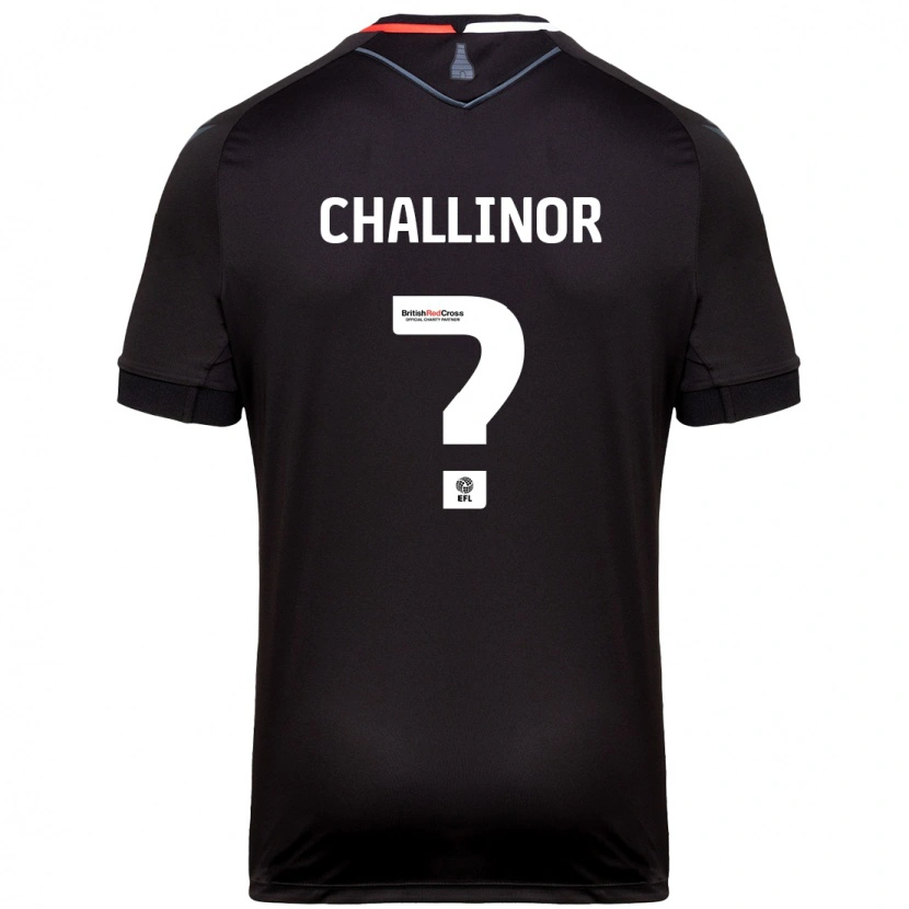 Danxen Kid Oliver Challinor #0 Black Away Jersey 2024/25 T-Shirt