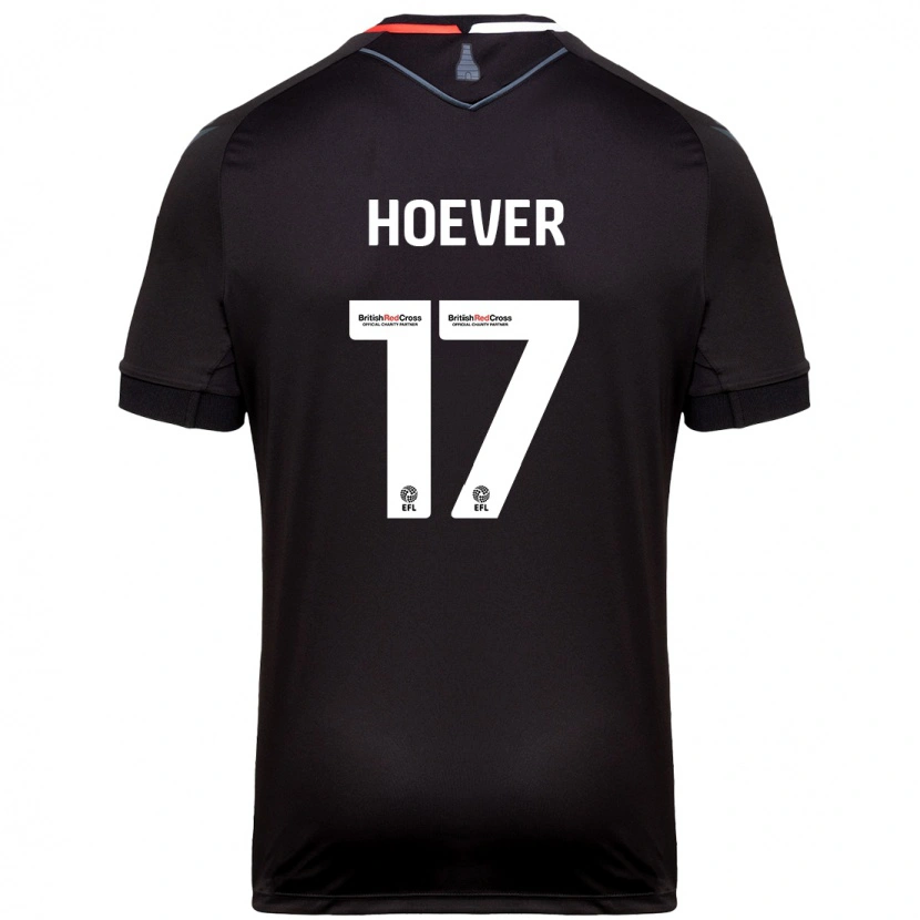 Danxen Kid Ki-Jana Hoever #17 Black Away Jersey 2024/25 T-Shirt