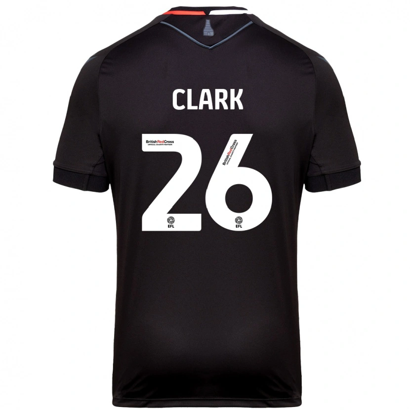 Danxen Kid Ciaran Clark #26 Black Away Jersey 2024/25 T-Shirt