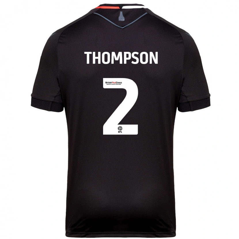 Danxen Kid Sophie Thompson #2 Black Away Jersey 2024/25 T-Shirt