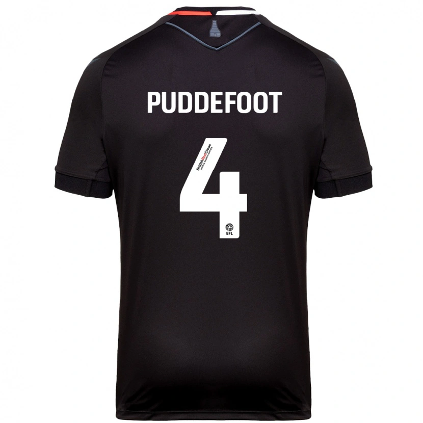 Danxen Kid Danielle Puddefoot #4 Black Away Jersey 2024/25 T-Shirt