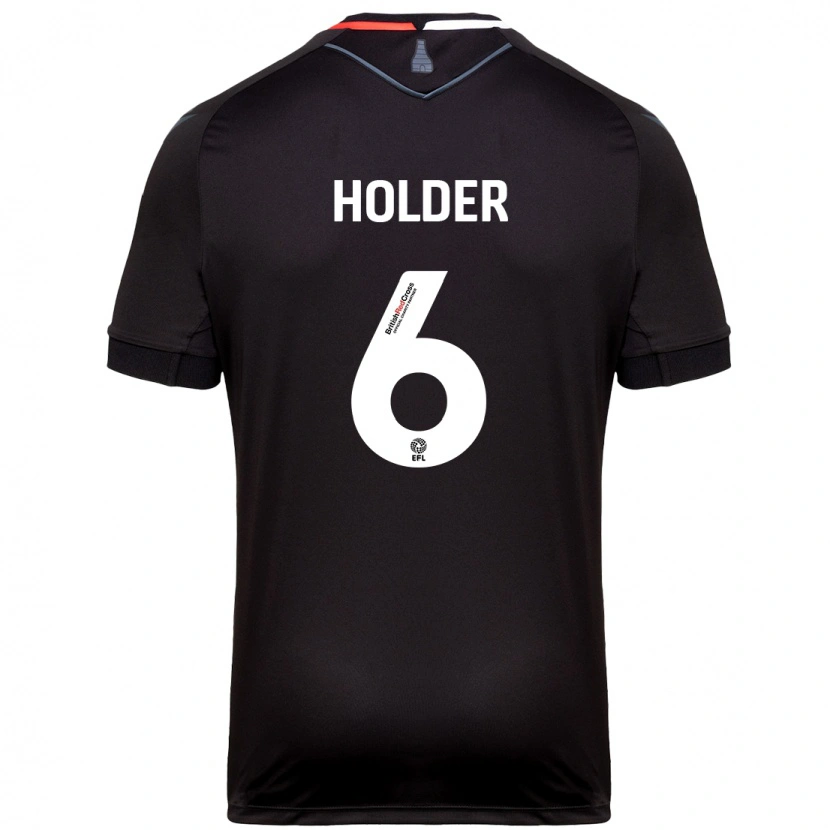 Danxen Kid Molly Holder #6 Black Away Jersey 2024/25 T-Shirt