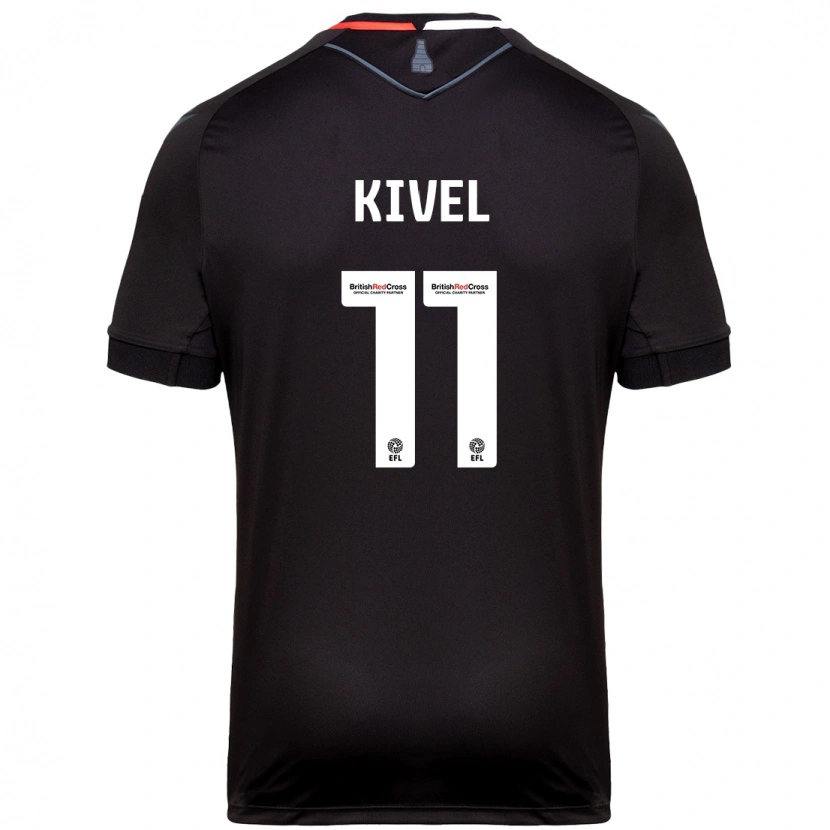 Danxen Kid Roisin Kivel #11 Black Away Jersey 2024/25 T-Shirt