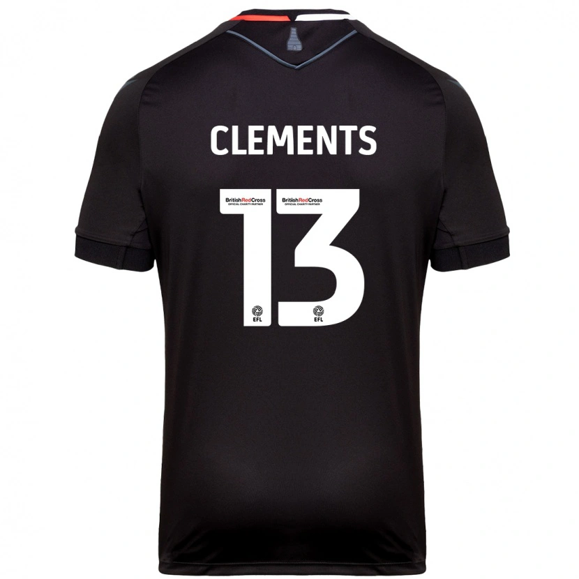 Danxen Kid Daisy Clements #13 Black Away Jersey 2024/25 T-Shirt