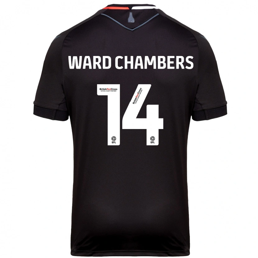 Danxen Kid Courtnay Ward-Chambers #14 Black Away Jersey 2024/25 T-Shirt