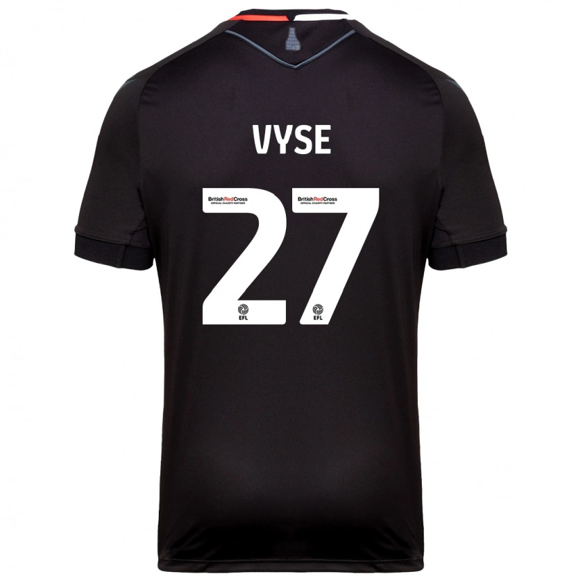 Danxen Kid Ryah Vyse #27 Black Away Jersey 2024/25 T-Shirt