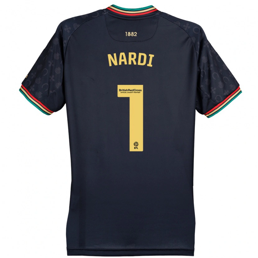 Danxen Kid Paul Nardi #1 Dark Navy Blue Away Jersey 2024/25 T-Shirt