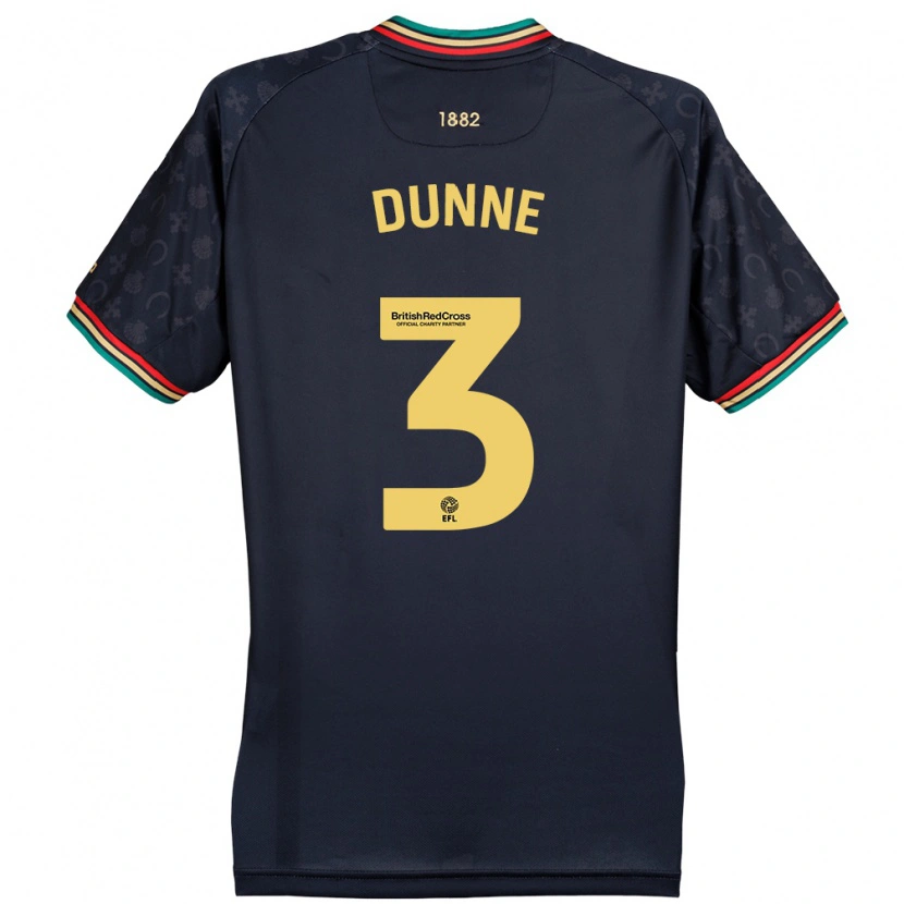 Danxen Kid Jimmy Dunne #3 Dark Navy Blue Away Jersey 2024/25 T-Shirt