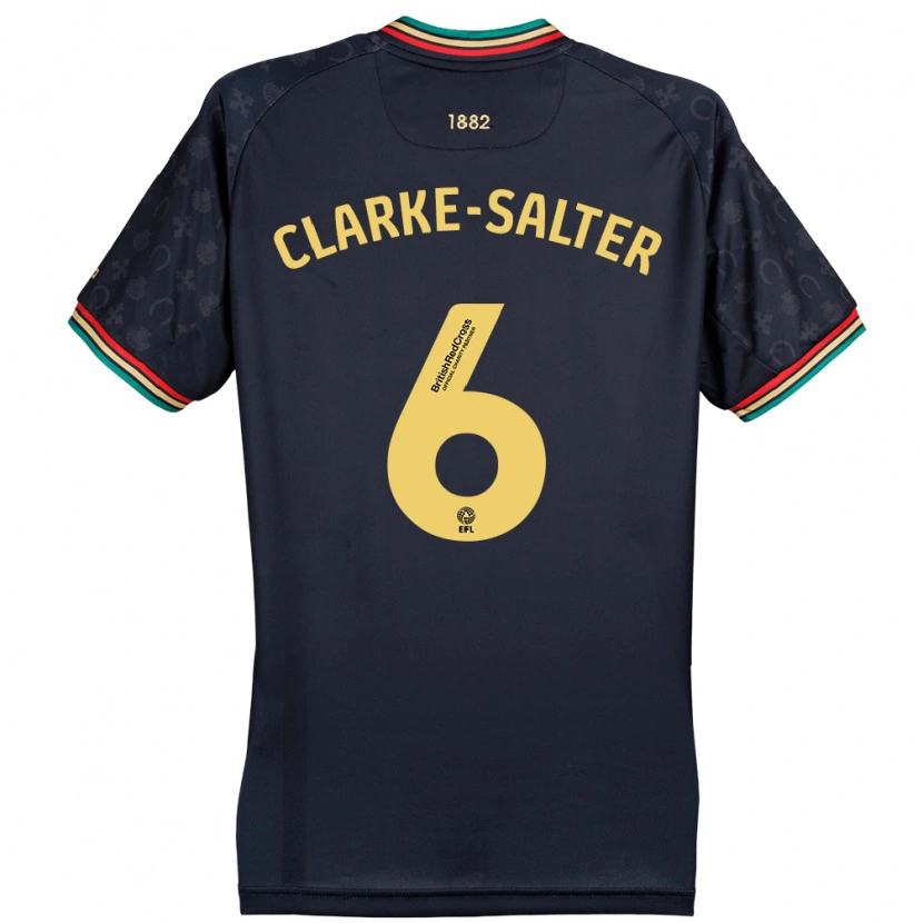 Danxen Kid Jake Clarke-Salter #6 Dark Navy Blue Away Jersey 2024/25 T-Shirt