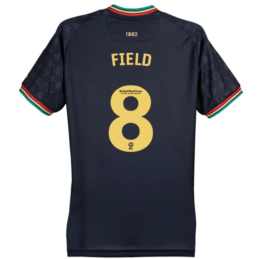 Danxen Kid Sam Field #8 Dark Navy Blue Away Jersey 2024/25 T-Shirt