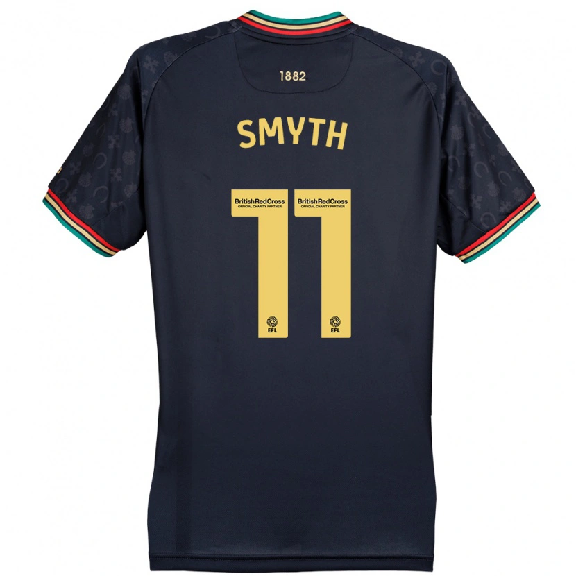 Danxen Kid Paul Smyth #11 Dark Navy Blue Away Jersey 2024/25 T-Shirt