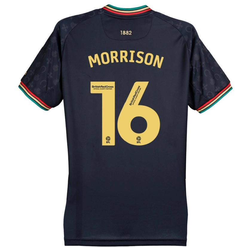 Danxen Kid Liam Morrison #16 Dark Navy Blue Away Jersey 2024/25 T-Shirt