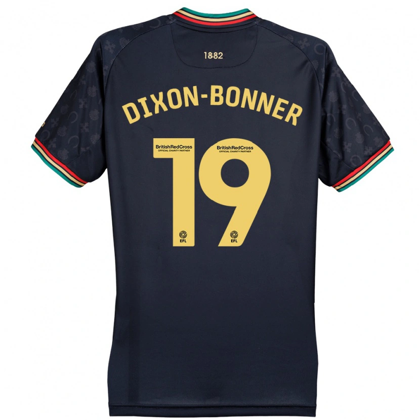 Danxen Kid Elijah Dixon-Bonner #19 Dark Navy Blue Away Jersey 2024/25 T-Shirt