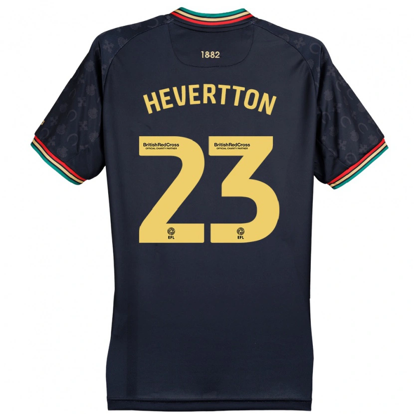 Danxen Kid Hevertton #23 Dark Navy Blue Away Jersey 2024/25 T-Shirt