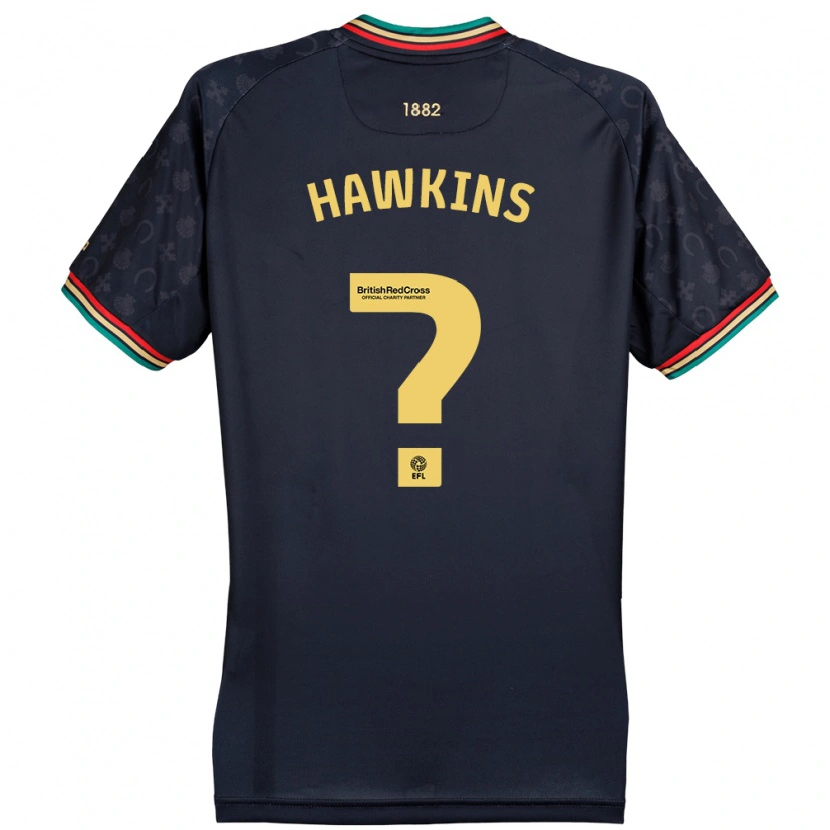 Danxen Kid Henry Hawkins #0 Dark Navy Blue Away Jersey 2024/25 T-Shirt