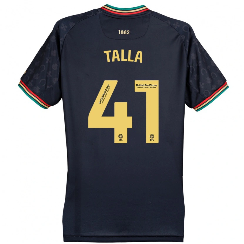 Danxen Kid Lorent Talla #41 Dark Navy Blue Away Jersey 2024/25 T-Shirt