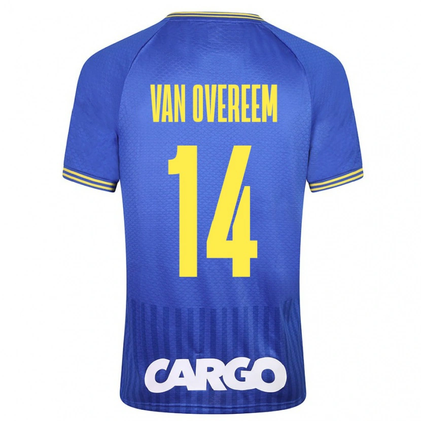 Danxen Kid Joris Van Overeem #14 White Away Jersey 2024/25 T-Shirt