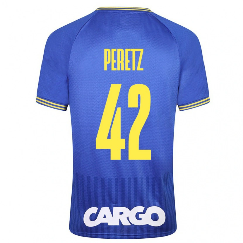 Danxen Kid Dor Peretz #42 White Away Jersey 2024/25 T-Shirt