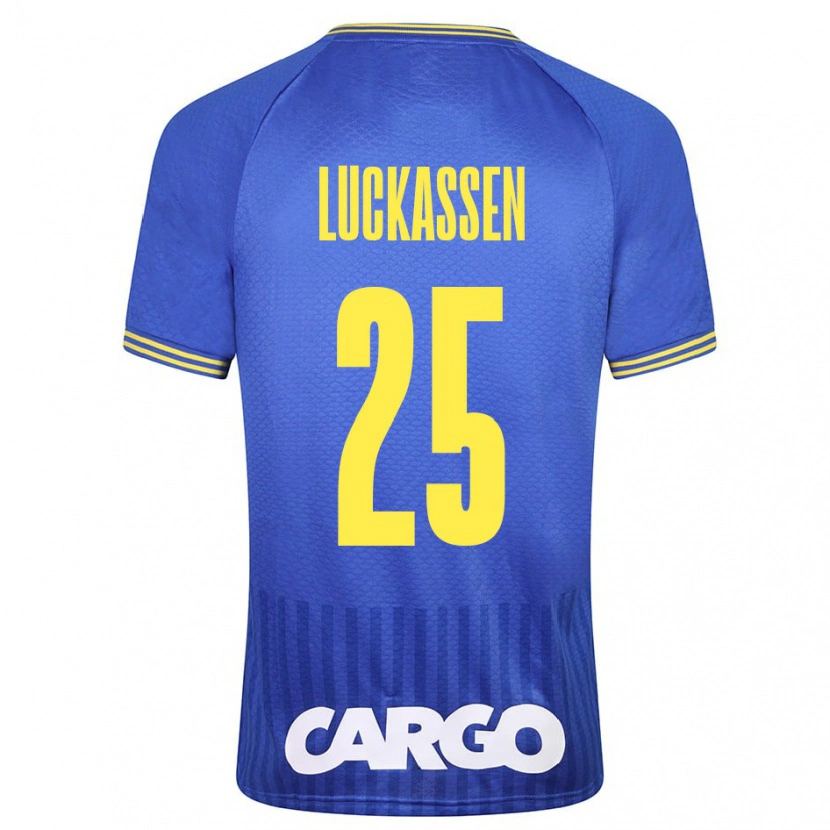 Danxen Kid Derrick Luckassen #25 White Away Jersey 2024/25 T-Shirt