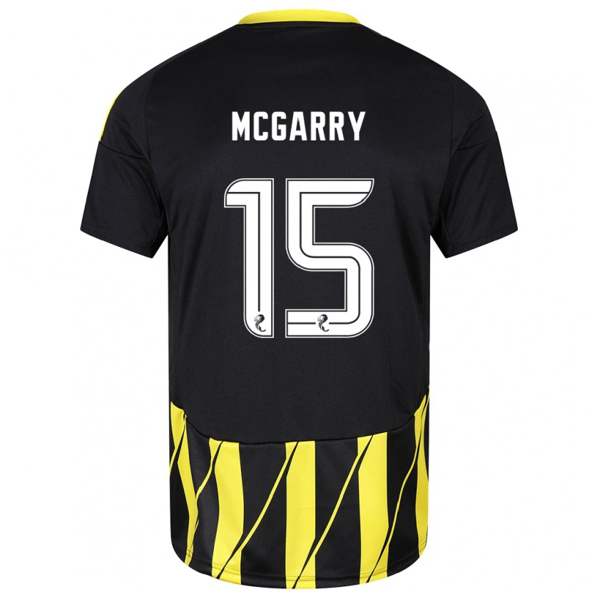 Danxen Kid James Mcgarry #15 Black Yellow Away Jersey 2024/25 T-Shirt