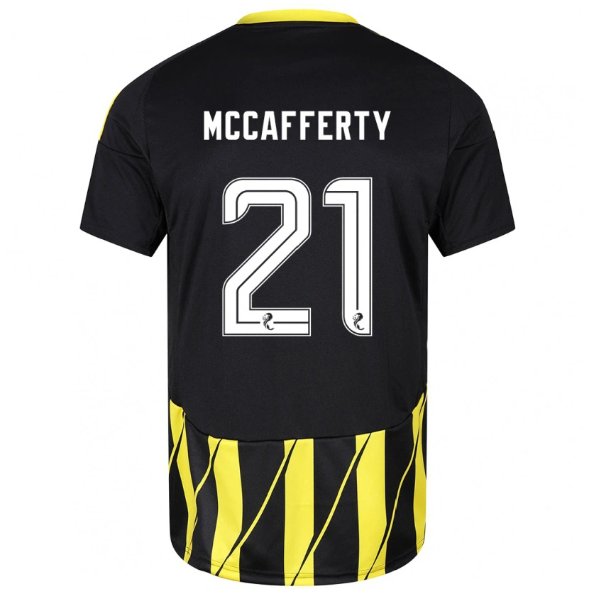 Danxen Kid Eirinn Mccafferty #21 Black Yellow Away Jersey 2024/25 T-Shirt