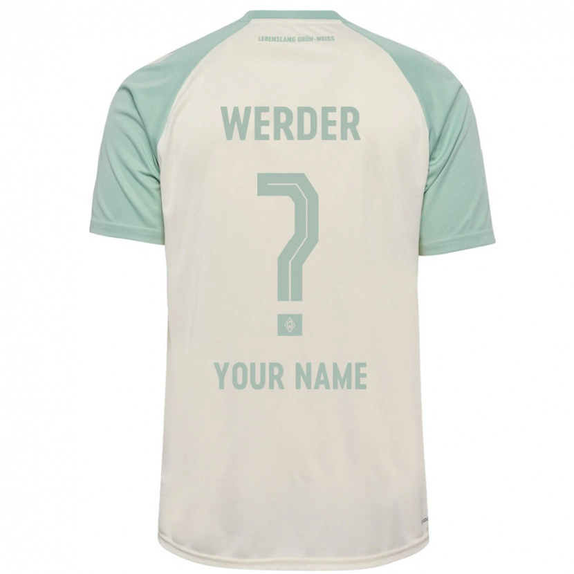 Danxen Kid Your Name #0 Off-White Light Green Away Jersey 2024/25 T-Shirt