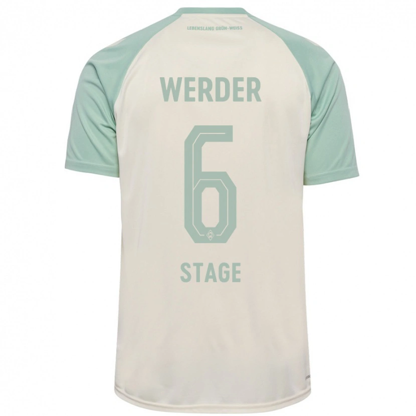 Danxen Kid Jens Stage #6 Off-White Light Green Away Jersey 2024/25 T-Shirt