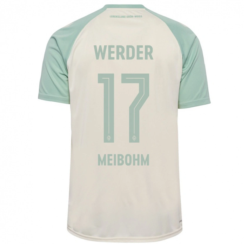 Danxen Kid Joel Meibohm #17 Off-White Light Green Away Jersey 2024/25 T-Shirt