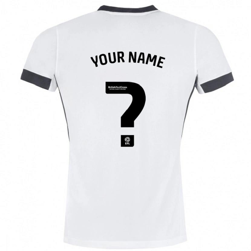 Danxen Kid Your Name #0 White Black Away Jersey 2024/25 T-Shirt