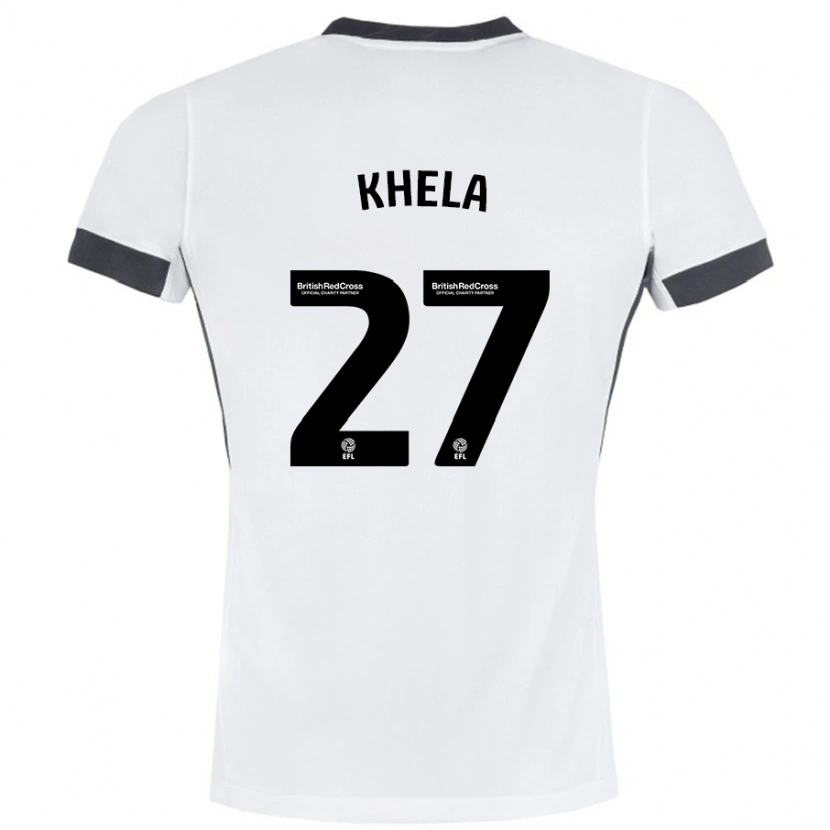 Danxen Kid Brandon Khela #27 White Black Away Jersey 2024/25 T-Shirt