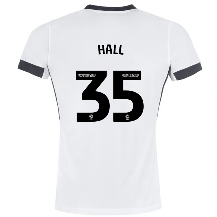 Danxen Kid George Hall #35 White Black Away Jersey 2024/25 T-Shirt