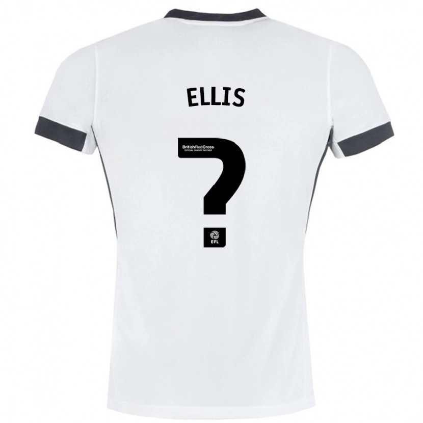 Danxen Kid O'shea Ellis #0 White Black Away Jersey 2024/25 T-Shirt