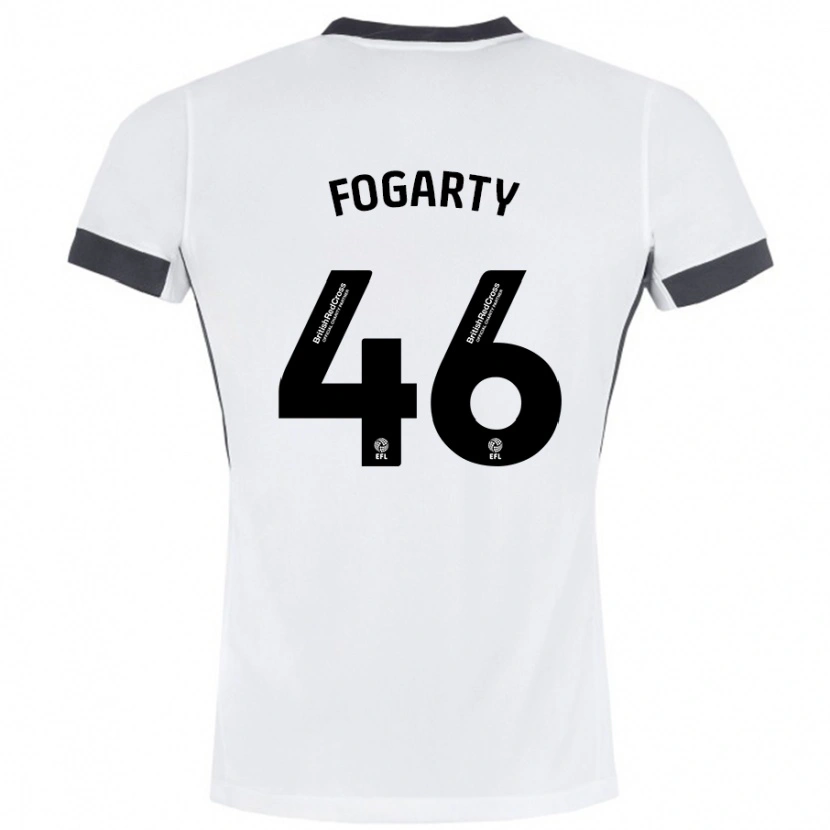 Danxen Kid Tom Fogarty #46 White Black Away Jersey 2024/25 T-Shirt