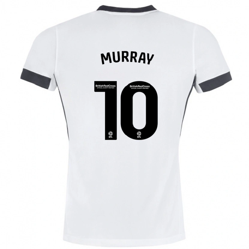 Danxen Kid Christie Harrison-Murray #10 White Black Away Jersey 2024/25 T-Shirt