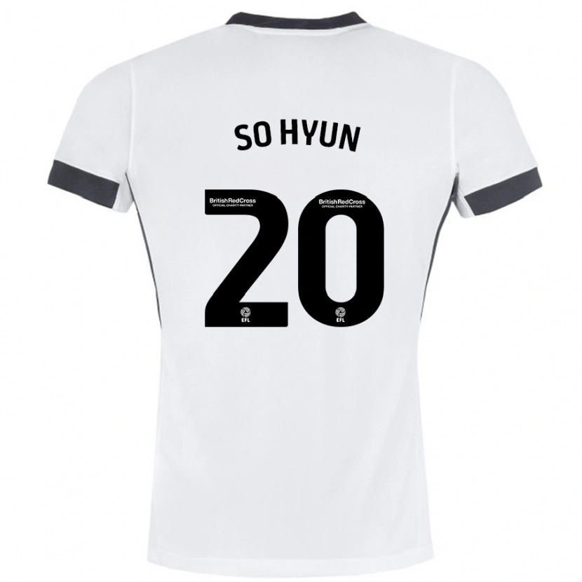 Danxen Kid Cho So-Hyun #20 White Black Away Jersey 2024/25 T-Shirt